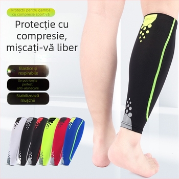 Șosete de protecție pentru gambe sport pentru bărbați și femei, baschet în aer liber, fotbal, alergare, protecție pentru picioare, respirabil, cald, genunchi protector