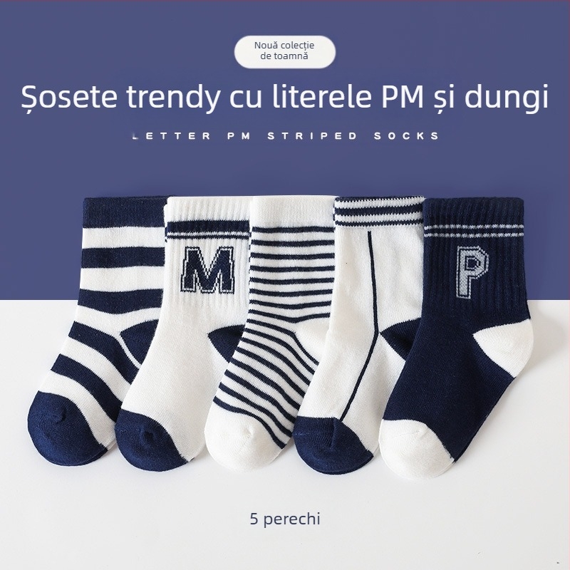 Șosete de toamnă și de iarnă pentru copii, până la jumătatea gambei, băieți și fete, șosete pentru copii cu desene animate din bumbac pieptănat, șosete pentru copii, șosete pentru studenți, en-gros