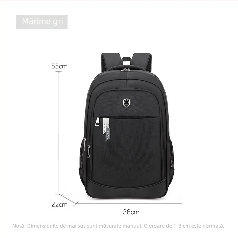 2025 Stil nou la modă simplu rucsac bărbați capacitate mare 55 litri rucsac de călătorie business computer bag student ghiozdan