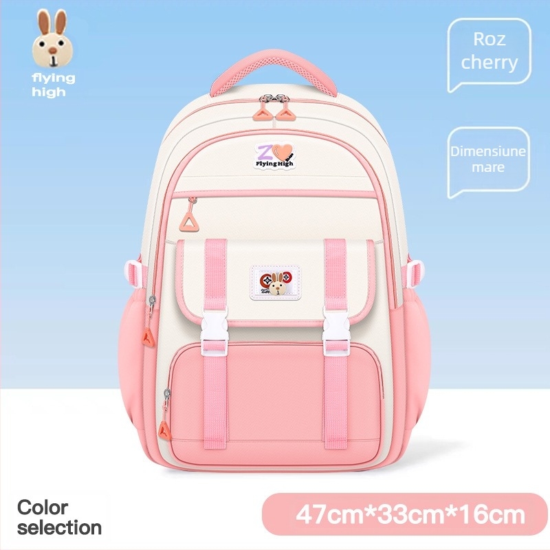 Ghiozdane școlare pentru fete, pentru școala primară, 2024, pentru liceu și gimnaziu, cu protecție pentru coloana vertebrală, capacitate mare, ușoare