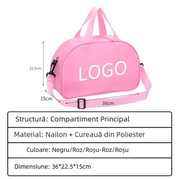[Imprimare gratuită] Geantă de dans pentru copii, rucsac de dans pentru umăr, en-gros, geantă de balet pentru adulți, logo imprimat personalizat