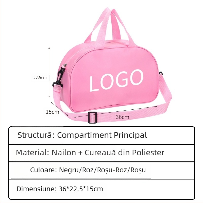 [Imprimare gratuită] Geantă de dans pentru copii, rucsac de dans pentru umăr, en-gros, geantă de balet pentru adulți, logo imprimat personalizat