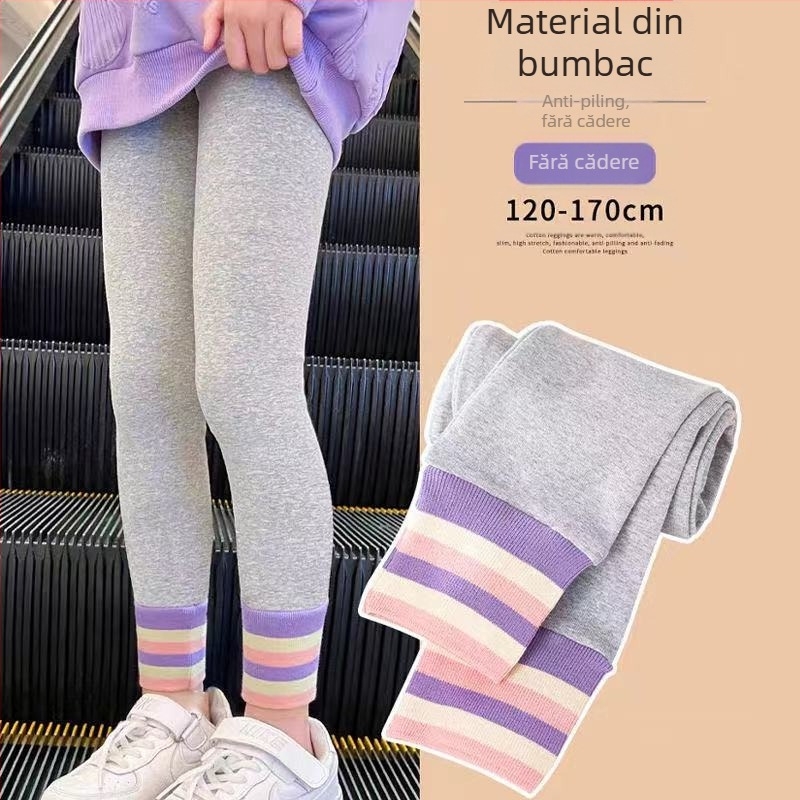 Colanți pentru fete, primăvară și toamnă 2024, pantaloni noi de toamnă, mari, pentru copii, îmbrăcăminte exterioară, pantaloni pentru copii, stil coreean, colanți de toamnă