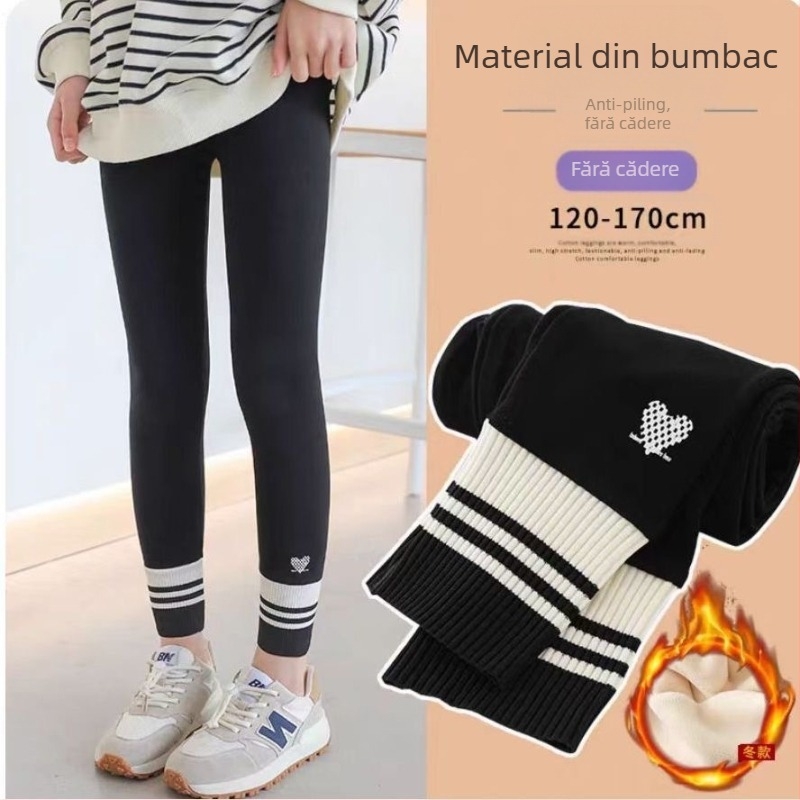 Colanți pentru fete, primăvară și toamnă 2024, pantaloni noi de toamnă, mari, pentru copii, îmbrăcăminte exterioară, pantaloni pentru copii, stil coreean, colanți de toamnă