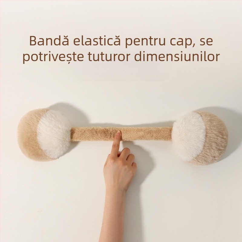 23 căști noi pentru urechi pentru femei, de iarnă, căptușite cu fleece, groase, rezistente la vânt, anti-îngheț, elastice, cu cerc, din pluș