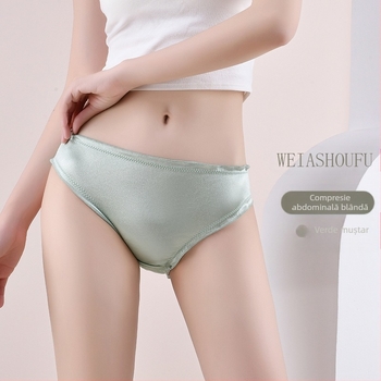 Lenjerie intimă confortabilă din bumbac, talie joasă, combinată 9070, pentru femei europene și americane