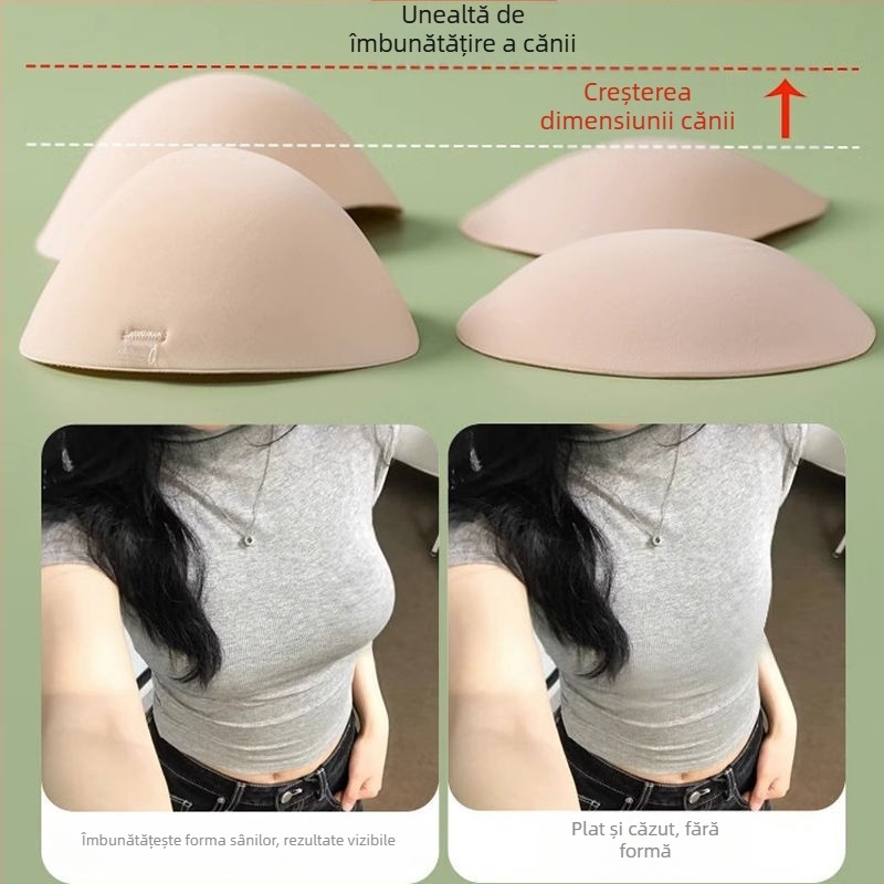 Noua rochie de mireasă sexy lenjerie invizibilă sutien invizibil push-up mare îngroșat pâine aburită cupă sân autocolant femeii push-up piept autocolant