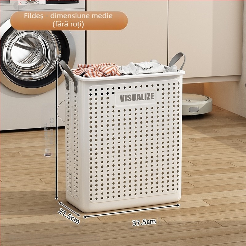 Coș de rufe pliabil transfrontalier pentru haine murdare, coș de rufe de uz casnic, coș mare de depozitare, coș de haine murdare, coș de baie pentru balcon, depozitare pentru haine murdare