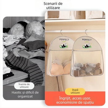 Șosete lenjerie de dormit depozitare dulap lenjerie lenjerie agățat geantă plasă agățată ușă spate depozitare finisare geantă de depozitare