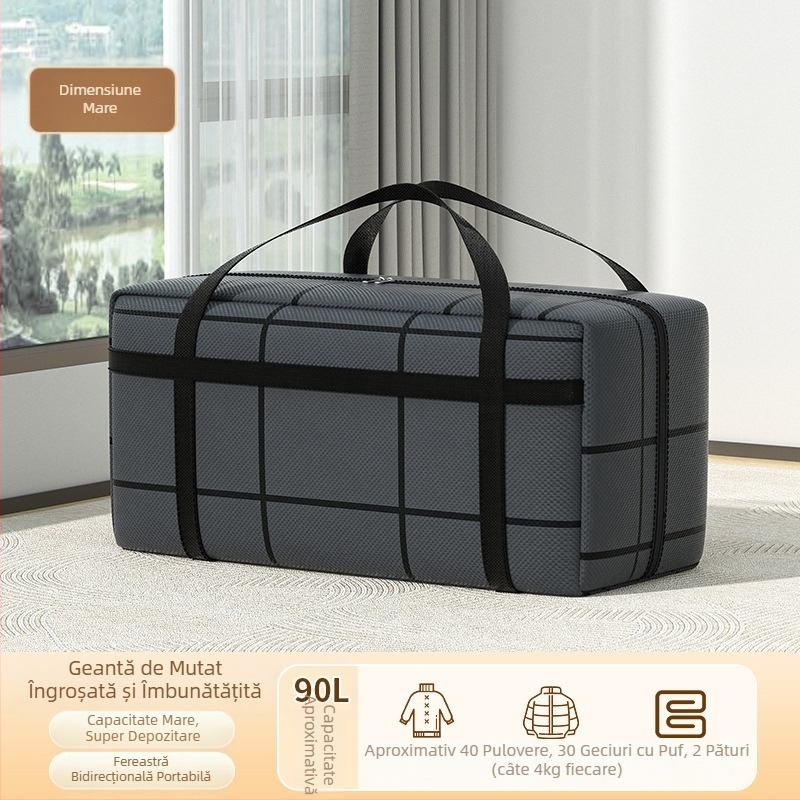 Nouă geantă de depozitare din material compozit, îngroșată, rezistentă la praf și umiditate, pentru finisarea convenabilă a hainelor de pilotă și a depozitării zilnice a bunurilor