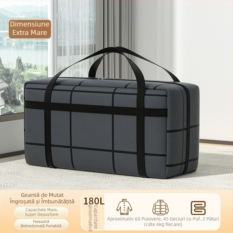 Nouă geantă de depozitare din material compozit, îngroșată, rezistentă la praf și umiditate, pentru finisarea convenabilă a hainelor de pilotă și a depozitării zilnice a bunurilor