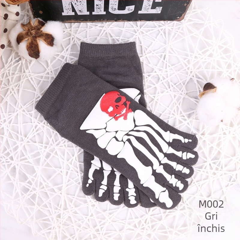 Șosete cu cinci degete pentru bărbați, șosete cu cinci degete din bumbac, comerț exterior pentru bărbați, stil japonez și coreean, șosete pentru bărbați cu vârf scurt