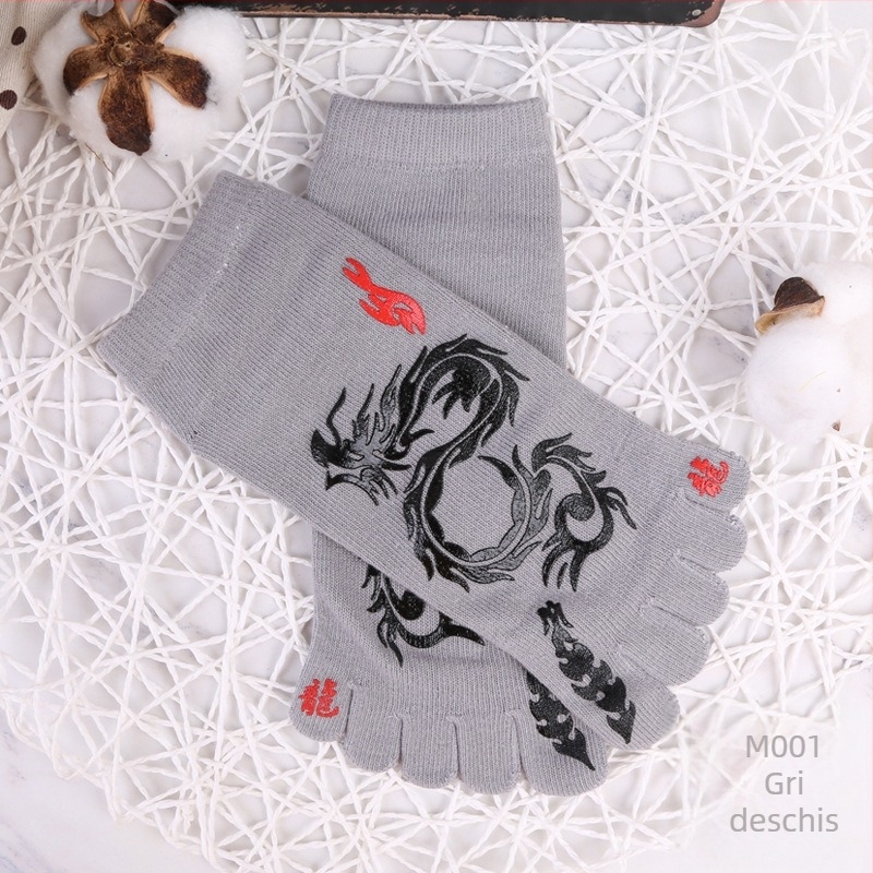 Șosete cu cinci degete pentru bărbați, șosete cu cinci degete din bumbac, comerț exterior pentru bărbați, stil japonez și coreean, șosete pentru bărbați cu vârf scurt