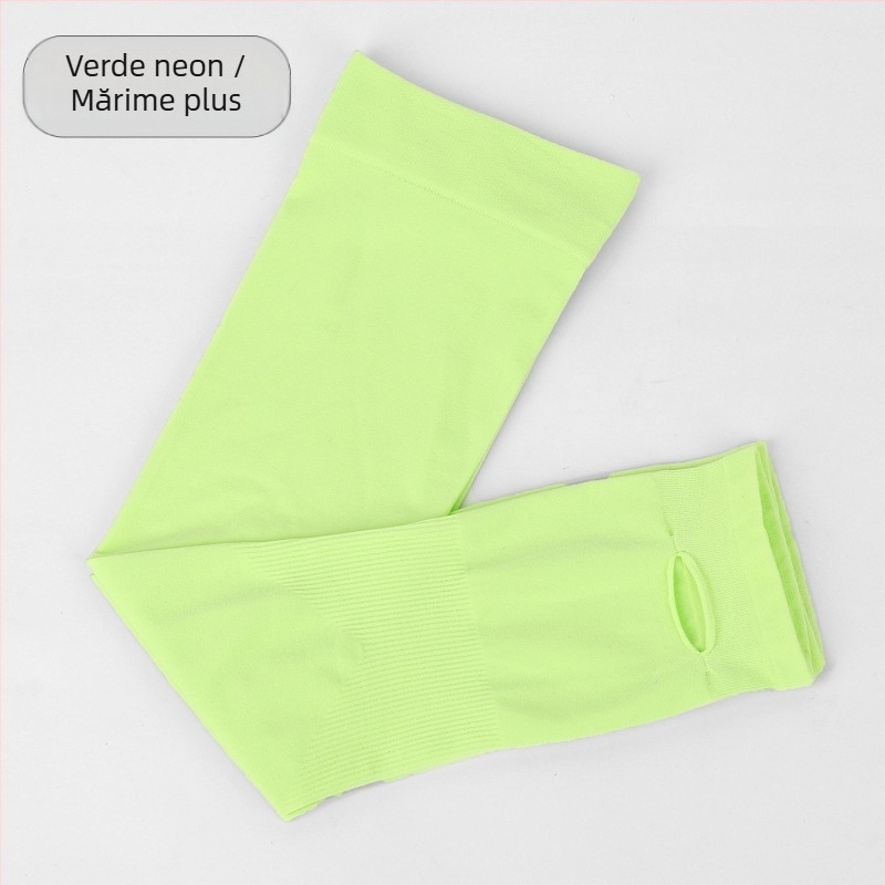 Manșoane de protecție solară pentru bărbați, mărime plus, din mătase de gheață, mâneci largi cu îngrășământ pentru a crește respirabilitatea și protecția UV, ciclism în aer liber