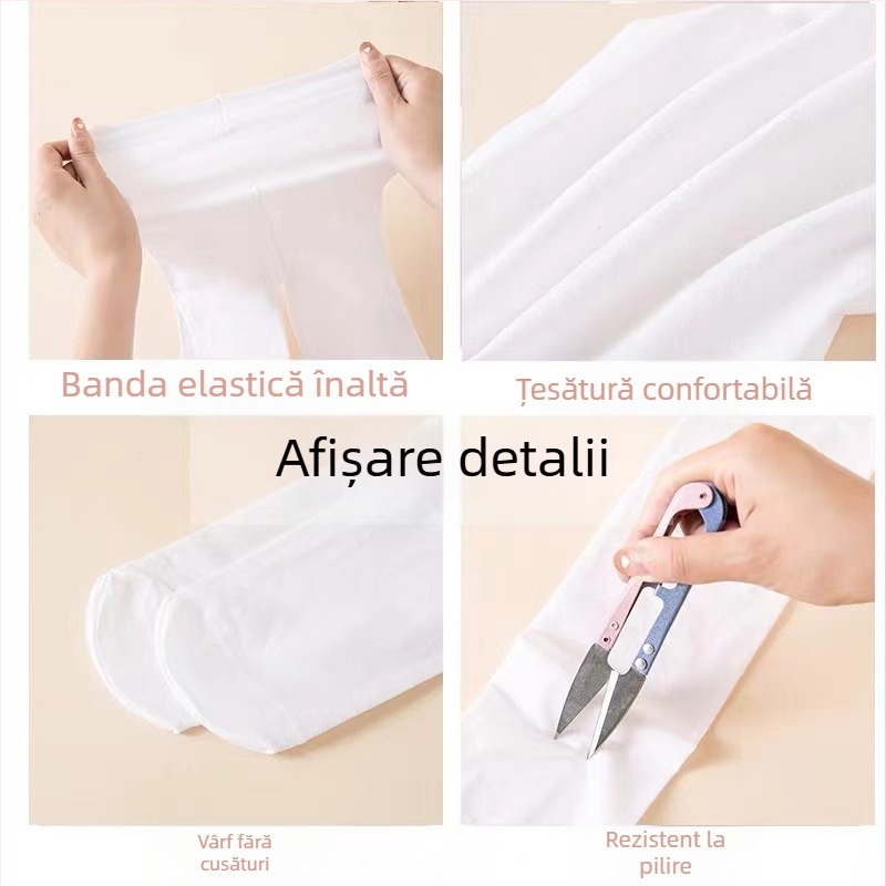 Șosete de dans pentru copii 60D, șosete de vară pentru fete, dresuri, șosete de antrenament, șosete de balet, șosete albe, lot de dresuri