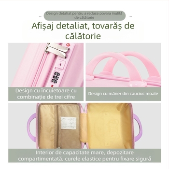 Valiză 14 inch Melody bagaje cutie mică cutie combinată cu lacăt valiză cutie de îmbarcare ușoară