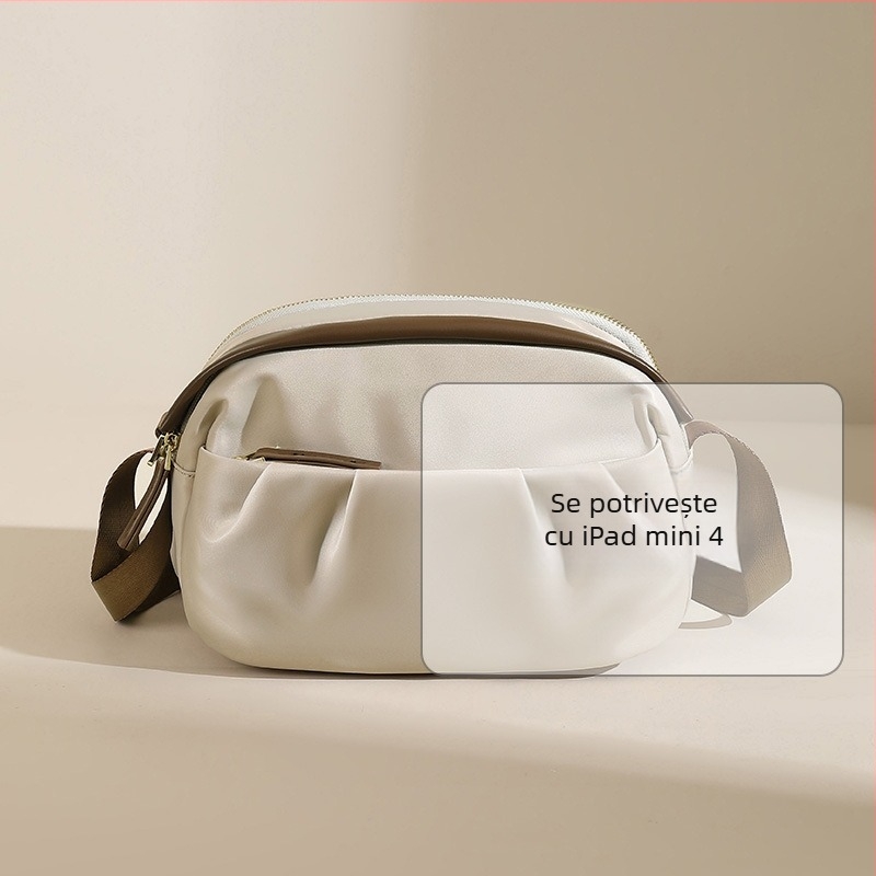 Guangzhou Bags 2025 Noua geantă de pânză la modă crossbody pentru femei, geantă de umăr mică, geantă de vară casual, cea mai ușoară pentru geanta de telefon mobilă de meci
