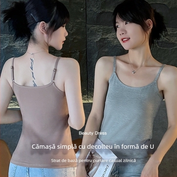 Femeii fără mâneci bluză de seară sexy din modal alb-negru camisol rochie de seară pentru studentă