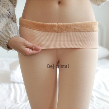 Colanți groși 500 Kete pentru femei, toamna și iarna, îmbrăcăminte exterioară din catifea, îngroșată, culoarea pielii, culoarea pielii, culoarea deschisă a picioarelor, artefacte calde