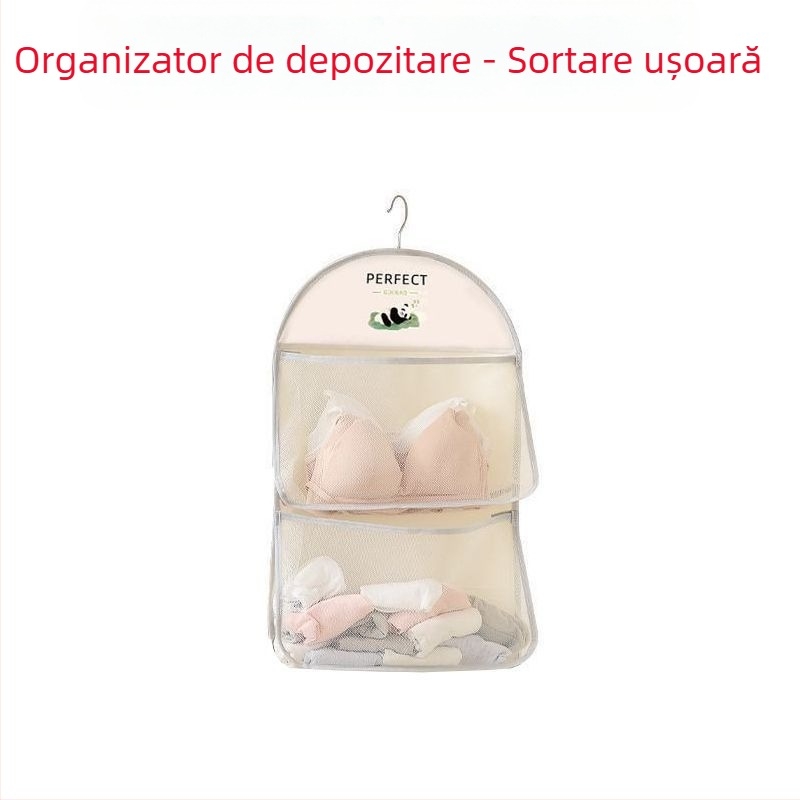 Cutie de depozitare Houndstooth pentru haine, cutie de depozitare pliabilă pentru garderobă de acasă cu placă PP încorporată, organizator de haine de mare capacitate