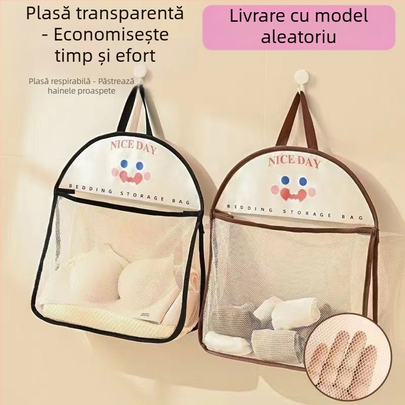 Cutie de depozitare Houndstooth pentru haine, cutie de depozitare pliabilă pentru garderobă de acasă cu placă PP încorporată, organizator de haine de mare capacitate