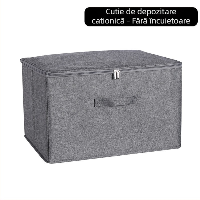 Cutie de depozitare Houndstooth pentru haine, cutie de depozitare pliabilă pentru garderobă de acasă cu placă PP încorporată, organizator de haine de mare capacitate