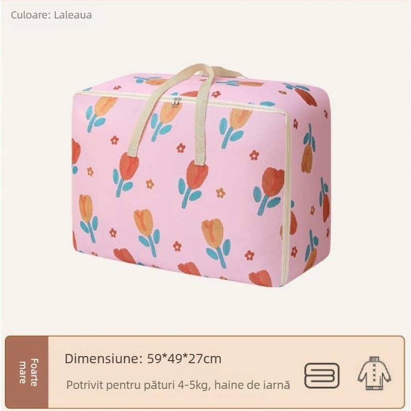 Cutie de depozitare Houndstooth pentru haine, cutie de depozitare pliabilă pentru garderobă de acasă cu placă PP încorporată, organizator de haine de mare capacitate