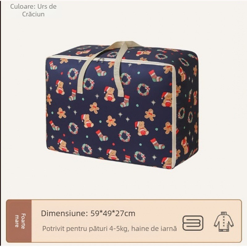 Cutie de depozitare Houndstooth pentru haine, cutie de depozitare pliabilă pentru garderobă de acasă cu placă PP încorporată, organizator de haine de mare capacitate