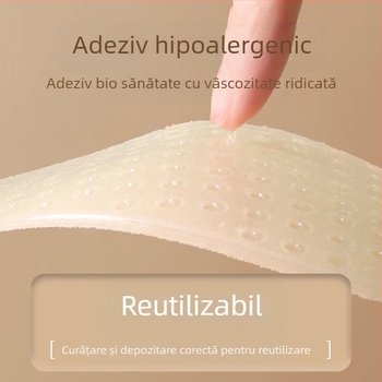 Autocolante din dantelă en-gros pentru piept, rochie de mireasă, pentru femei, piept mic, îngroșat, mare, anti-lăsare, push-up, autocolante invizibile pentru sâni din silicon, suport superior