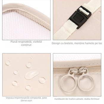 Geantă de depozitare impermeabilă pentru călătorie, costum pentru haine, geantă de depozitare pentru bagaje, geantă de călătorie multifuncțională pentru haine, geantă de depozitare portabilă