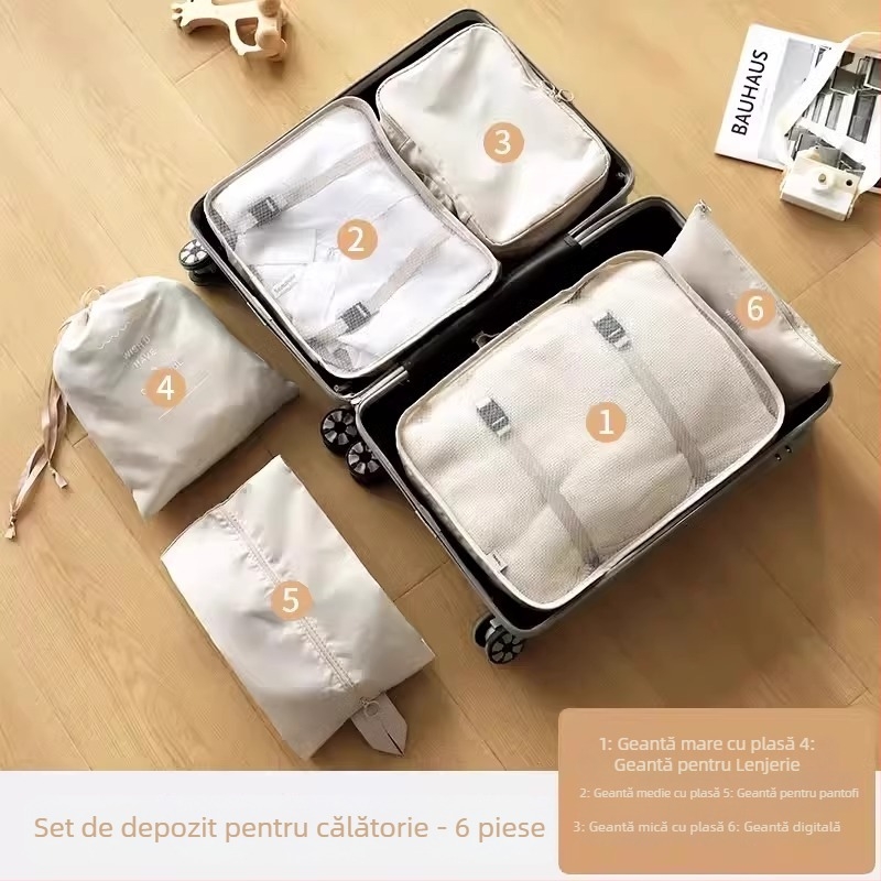 Geantă de depozitare impermeabilă pentru călătorie, costum pentru haine, geantă de depozitare pentru bagaje, geantă de călătorie multifuncțională pentru haine, geantă de depozitare portabilă