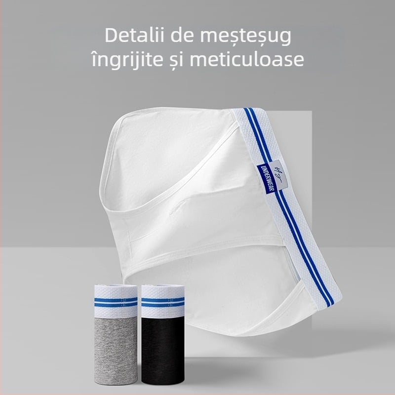 Lenjerie intimă pentru bărbați, sexy, cu partea îngustă, cu furcă înaltă, un singur strat între picioare, respirabil, absorbant al transpirației, plus mărime, bumbac pur, cu buzunar mare, pentru tineri