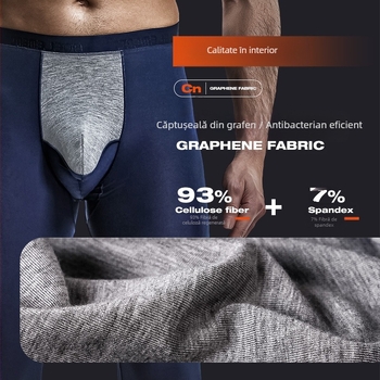 Două-în-unu Bullet separate, fără uzură, lenjerie intimă de toamnă, pantaloni colanți, pantaloni calzi, pantaloni liniari, pantaloni subțiri pentru bărbați