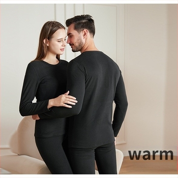 Costum cald de lână și mătase pentru cupluri, direct din fabrică, pentru toamnă și iarnă, lenjerie intimă din cașmir pentru femei, pantaloni calde de toamnă