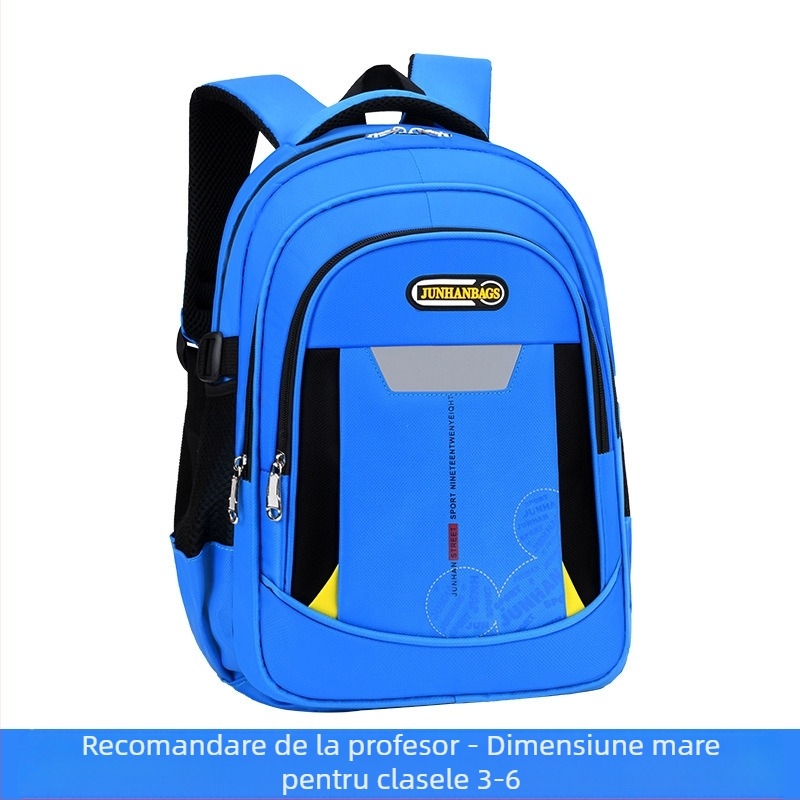 Ghiozdan școlar pentru copii, en-gros, pentru școala primară, pentru bărbați, clasa unu, doi, trei până la șase, băieți și fete, rucsac ușor pentru protecția coloanei vertebrale, reducerea poverii