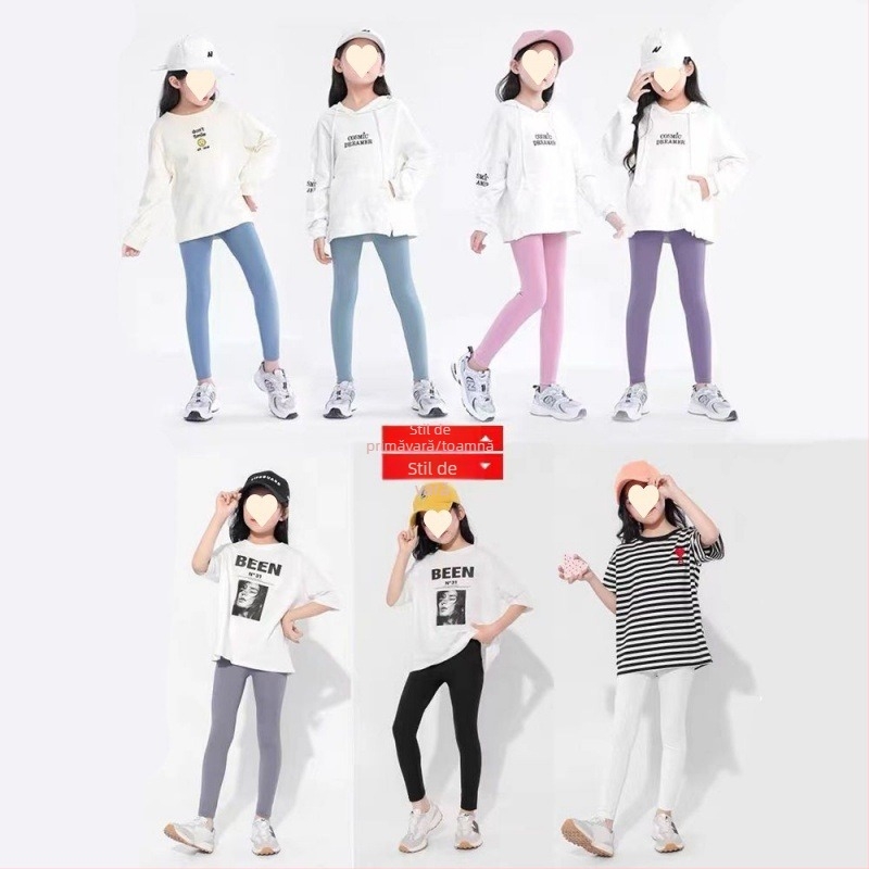 Pantaloni scurți pentru copii, model rechin, fete, vară, subțire, pantaloni de yoga, slăbire, talie înaltă, pantaloni scurți