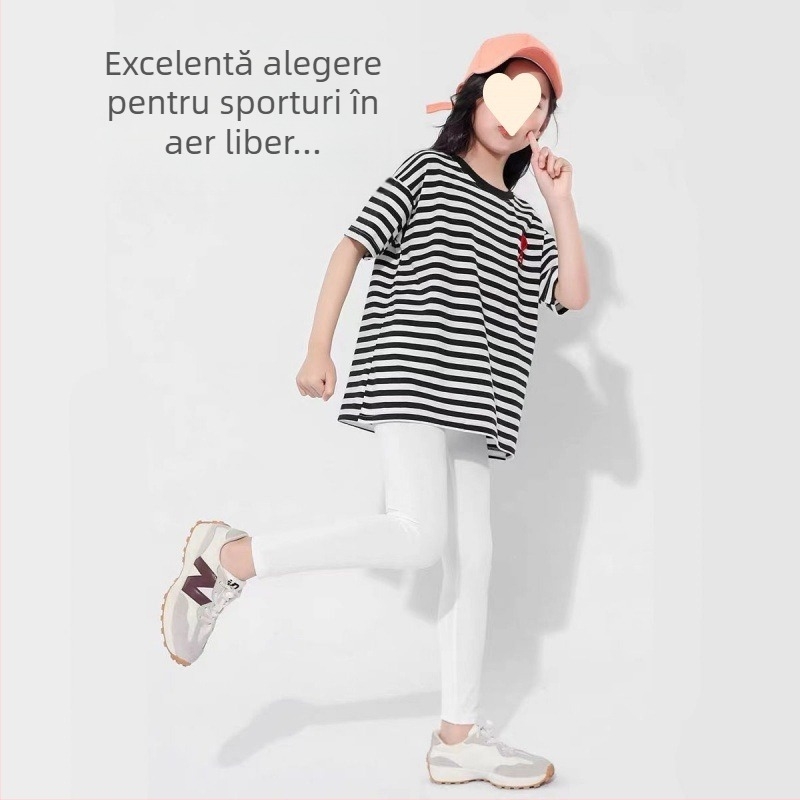 Pantaloni scurți pentru copii, model rechin, fete, vară, subțire, pantaloni de yoga, slăbire, talie înaltă, pantaloni scurți