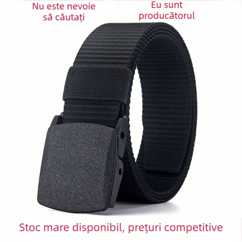 Curea cu cataramă ușoară direct din fabrică, cu uscare rapidă, din nailon, cu cataramă din oțel neted, din plastic, pentru pantaloni, comerț exterior, sporturi pentru adulți, în aer liber