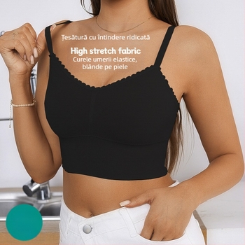 Lenjerie sport cu imprimeu tubulară, push-up, subțire, respirabilă, anti-lumină, cu explozii europene și americane