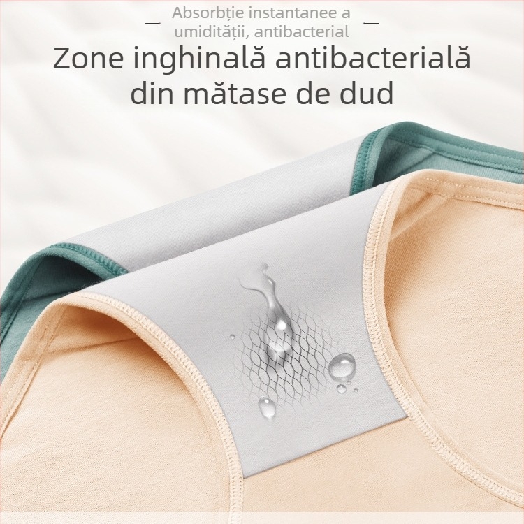 [Dropshipping în depozitul de peste mări] Lenjerie intimă pentru femei cu talie înaltă, culoare triunghiulară, cu control al abdomenului, Temu, în stil american local