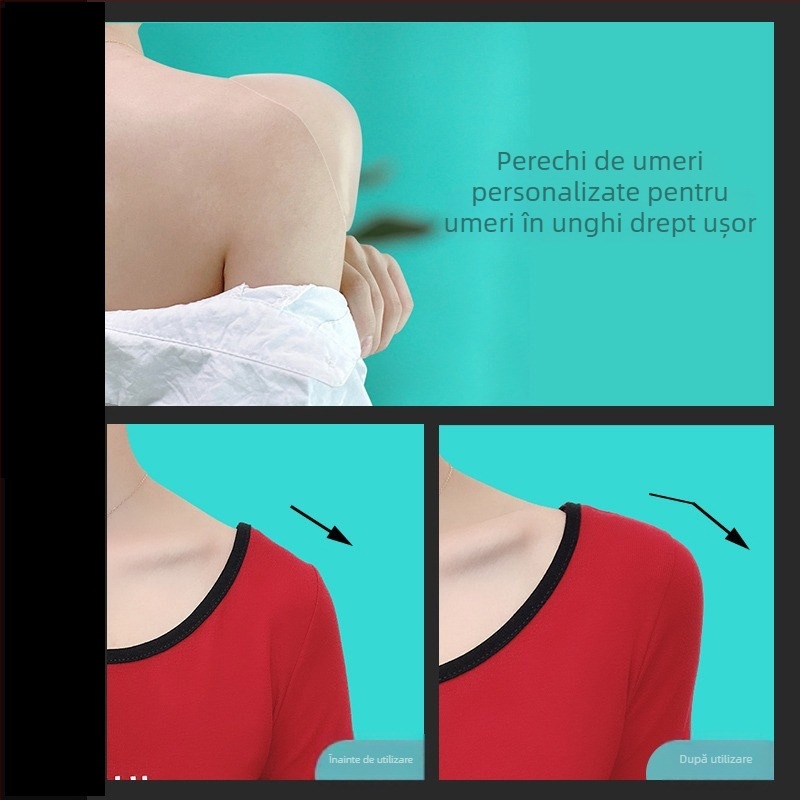 Umăr pernă artefact unghi drept umăr frumusețe umăr invizibil respirabil silicon fals umăr transparent burete anti-alunecare unisex umăr pernă