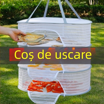 Plasă anti-fly pentru pește uscat, plasă pentru produse uscate, coș de uscare pentru balcon, coș de uscare pentru alimente, raft pentru alimente, coș de uscare pentru alimente