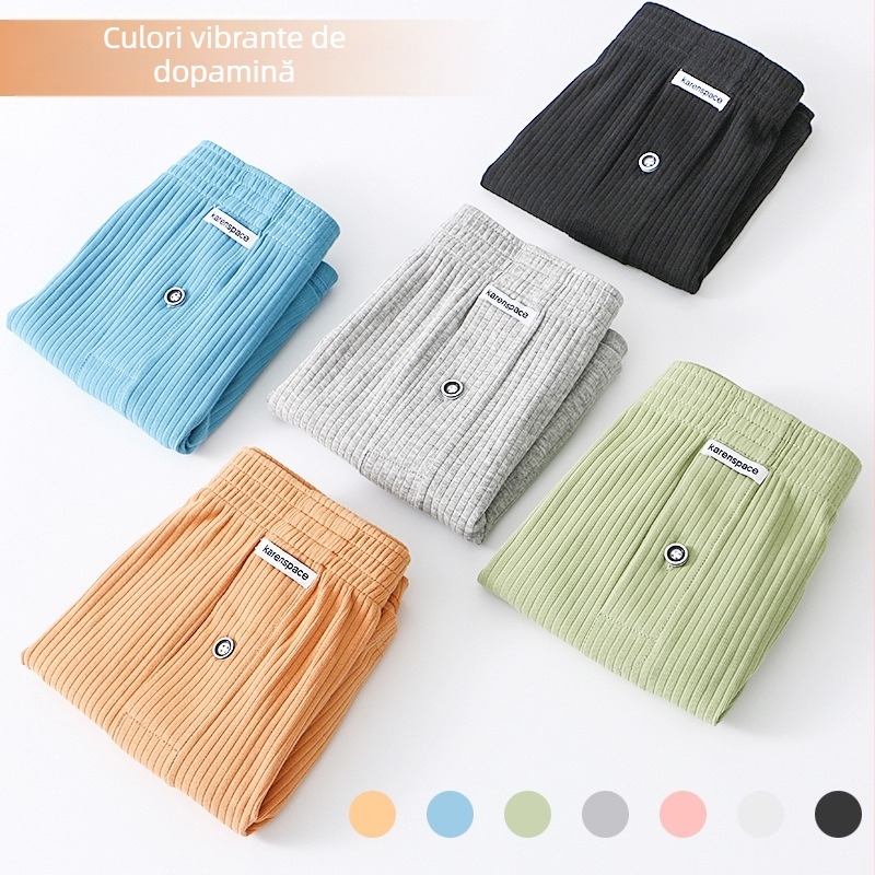 Pantaloni scurți cu filet pentru bărbați, lenjerie intimă din bumbac elastic, confortabili, lejeri, mărimi plus, boxeri, pantaloni de pijama, boxeri