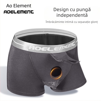 Separarea cordonului spermatic cu gloanțe, suport pentru scrot, lenjerie intimă pentru bărbați, pantaloni scurți venoși pentru bărbați, geantă, cap de boxer curbat