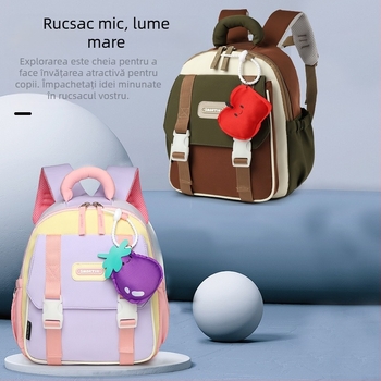 Fabrica en-gros, ghiozdan școlar nou pentru grădiniță, desene animate drăguț pentru copii, rucsac anti-pierdere pentru băieți și fete, geantă de umăr