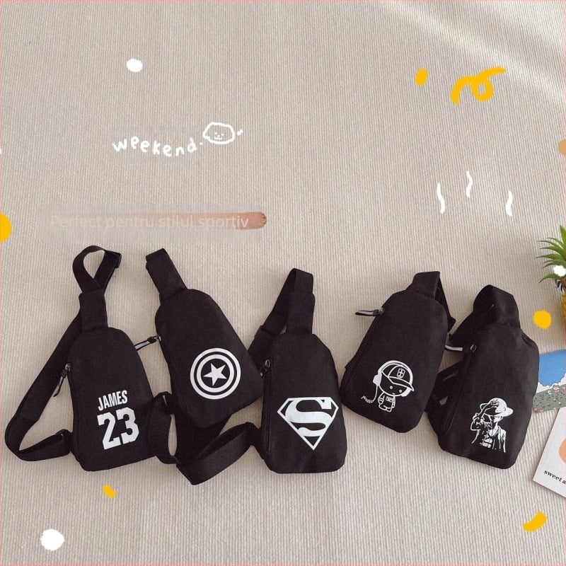 Geantă pentru copii, geantă de piept drăguță cu desene animate pentru bărbați și femei, primăvară și vară 2023, producători de genți diagonale pentru copii, en-gros