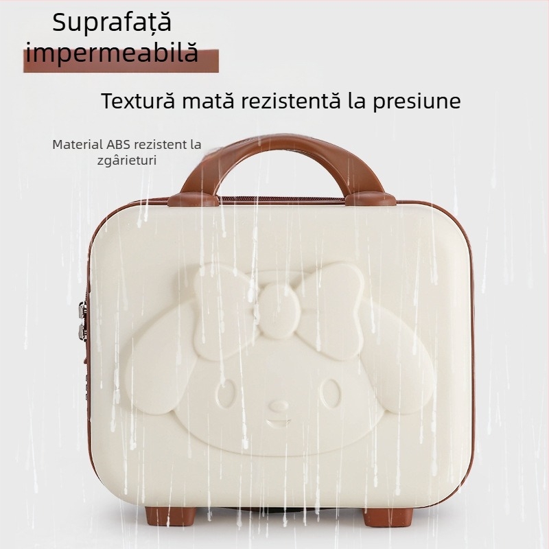 14 inch valiză pentru bărbați și femei pentru copii, model de desene animate, geantă de depozitare, cutie de suveniruri PP, geantă cosmetică de mare capacitate