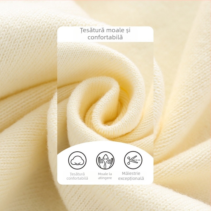 Vestă tricotată din bumbac pur și moale pentru copii, stil K, categorie de îmbrăcăminte de exterior de toamnă pentru copii, cardigan