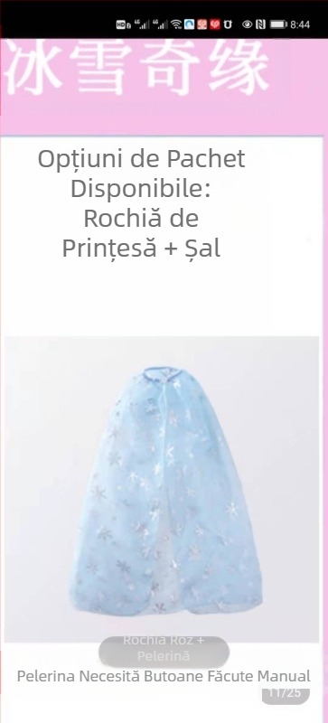 Fete prințesa Anna Frozen vară nouă Halloween ziua de naștere rochie costum Super Fairy frumos stil occidental