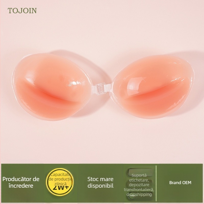 Autocolante invizibile pentru piept din silicon, pentru fotografii de nuntă, autocolante push-up pentru piept, autocolante invizibile pentru sâni, sutien invizibil
